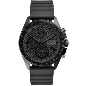 Watch strap Fossil CH3080 Silicone Anthracite grey 22mm